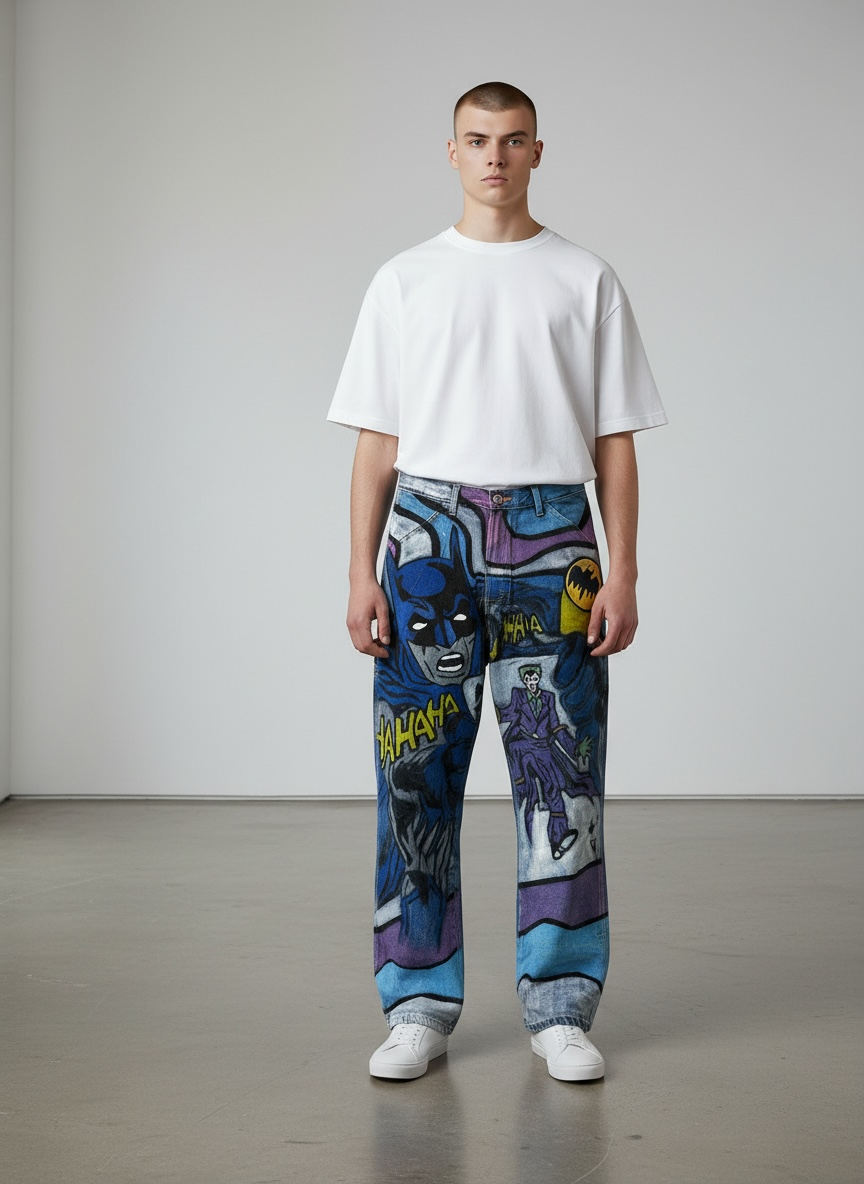 Batman Joker Card Pants